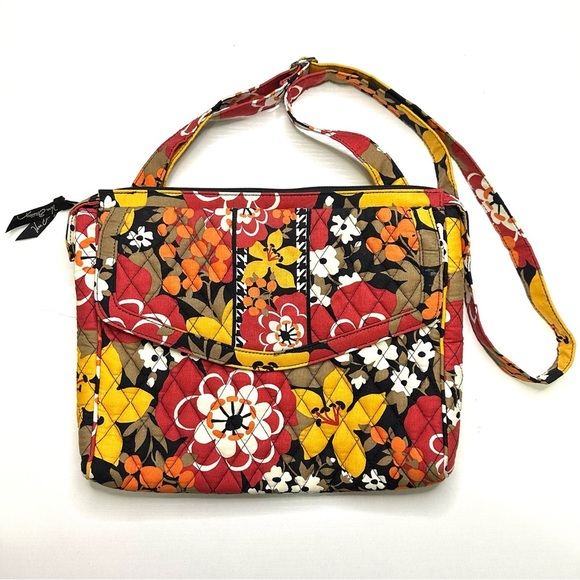 Vera Bradley Bittersweet Tablet Hipster Crossbody Messenger Purse - Picture 1 of 8